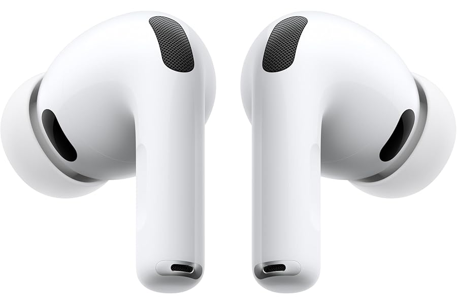 Apple AirPods Pro 3 Wireless Earbuds, Active Noise Cancellation, Live Translation, Heart Rate Sensing, Hearing Aid Feature, Bluetooth Headphones, Spatial Audio, High-Fidelity Sound, USB-C Charging