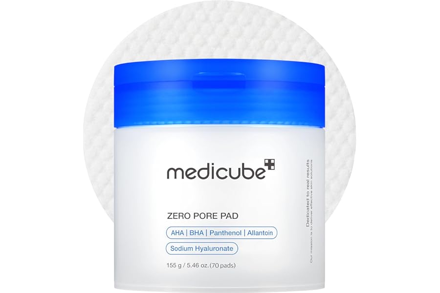 פדים לטיפוח עור Medicube Zero Pore 2.0 – 70 יחידות
