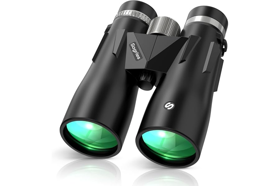 15x52 High Power Binoculars for Adults, HD Bird Watching Binoculars with BAK4 Prism FMC Lens, Waterproof & Fogproof, Lightwei