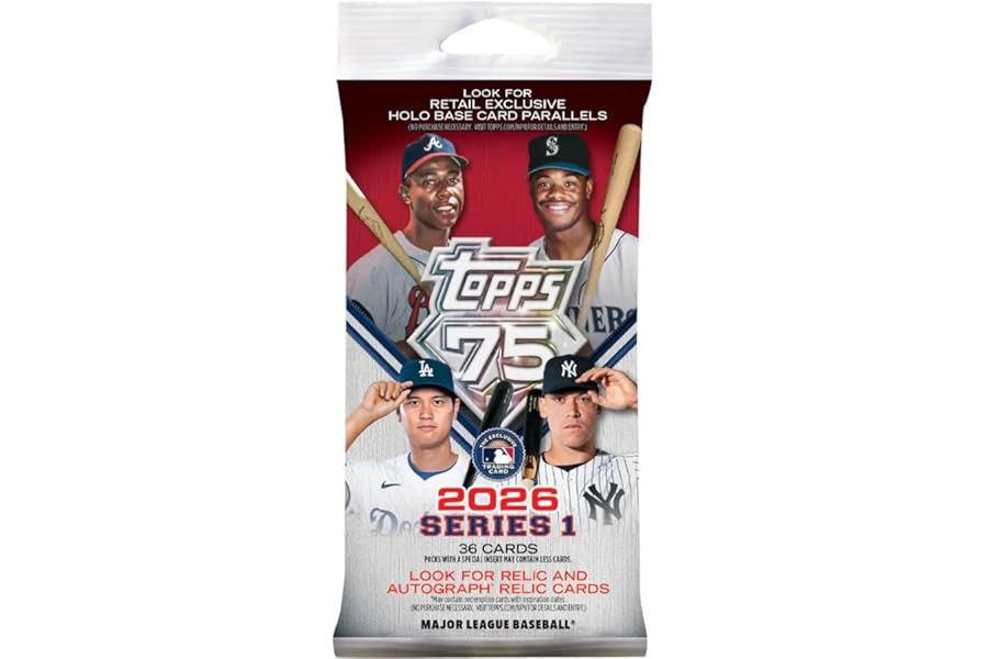 2026 Topps Series 1 MLB Baseball Fat Pack