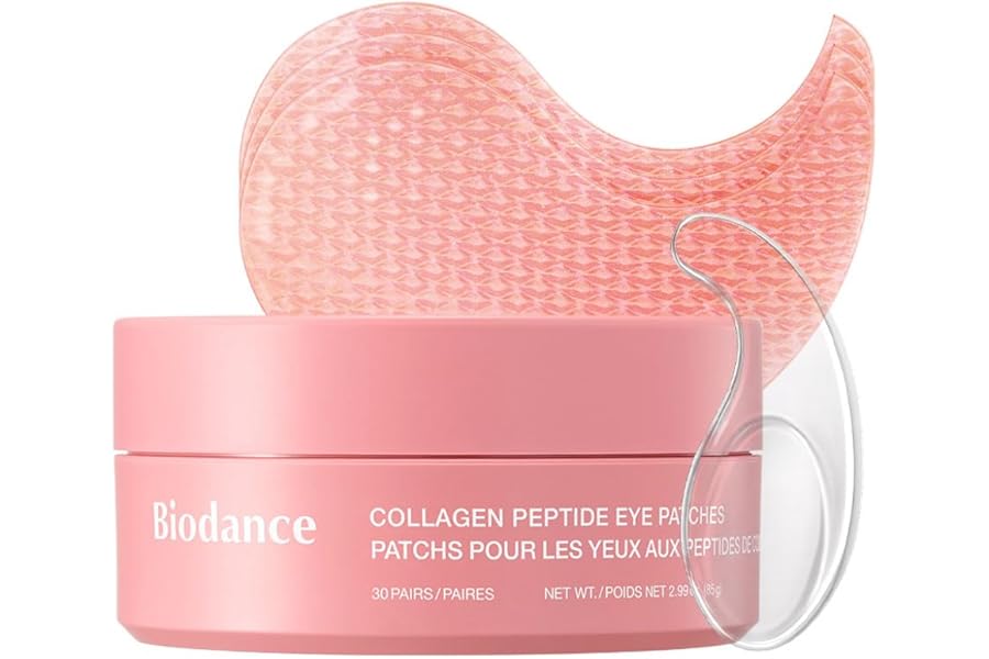 BIODANCE Collagen Peptide Eye Patches, Anti Wrinkle & Smile Line Patches for Face, Under Eye Mask for Fine Lines & Eye Bags,