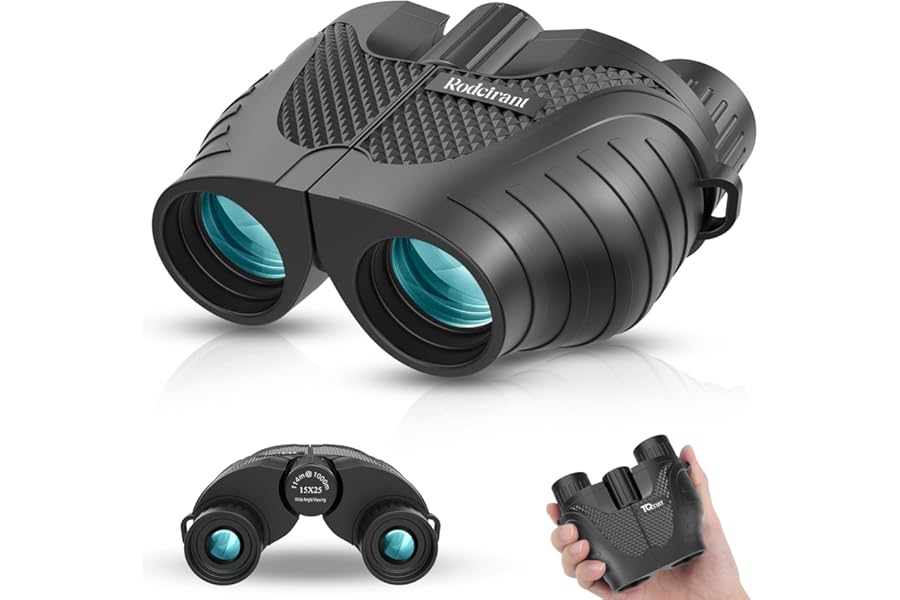 Binoculars 15x25 for Adults,High Powered Easy Focus Binoculars with Low Light Vision for Bird Watching,Travel and Concerts,Sightseeing and Sport Games