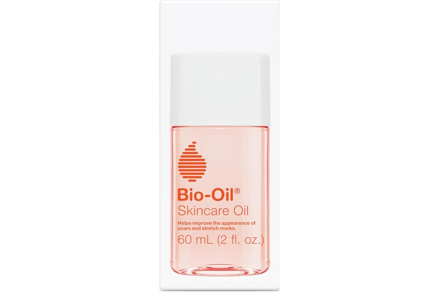 Bio-Oil Skincare Body Oil Serum, Face and Body Moisturizer with Vitamin E & A, for Scars, Stretch Marks, Sensitive Skin, All Skin Types, Dermatologist Recommended, Non-Comedogenic, 2 Oz
