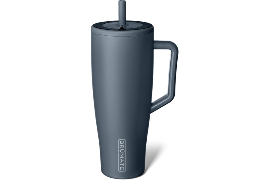 BrüMate Era 40 oz Tumbler with Handle & Straw | 100% Leakproof Insulated Water Bottle Tumbler with Lid & Flexible SoftSip Str