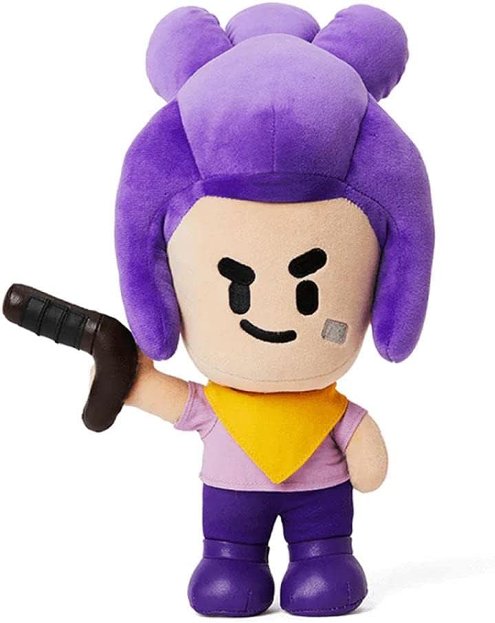 Brawl Stars Shelly Plush Buddy Blaster 7" Brawler Gaming Fighter Doll Character : Toys & Games