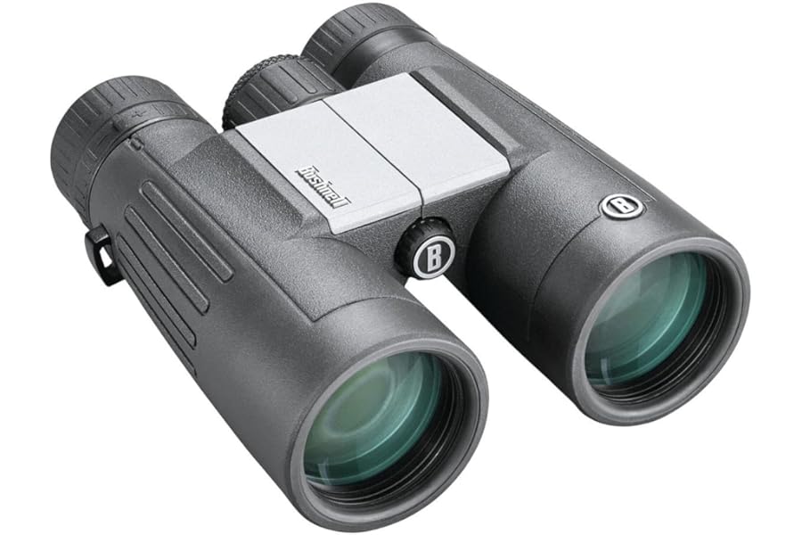 Bushnell PowerView 2 Binoculars, High-Definition Binoculars with Multi-Coated Lenses, Durable Aluminum Alloy Chassis, Wide Field of View, Ideal for Wildlife Observation, Hiking and Sporting Events