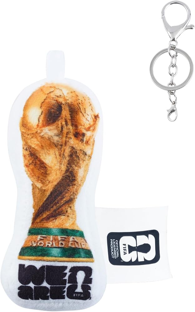 מחזיק מפתחות גביע העולם FIFA 2026 – בובת קטיפה מיניאטורית