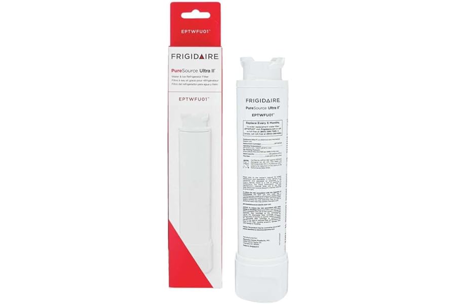 FRIGIDAIRE EPTWFU01 PureSource Ultra II Refrigerator Water Filter, 1 Count, White