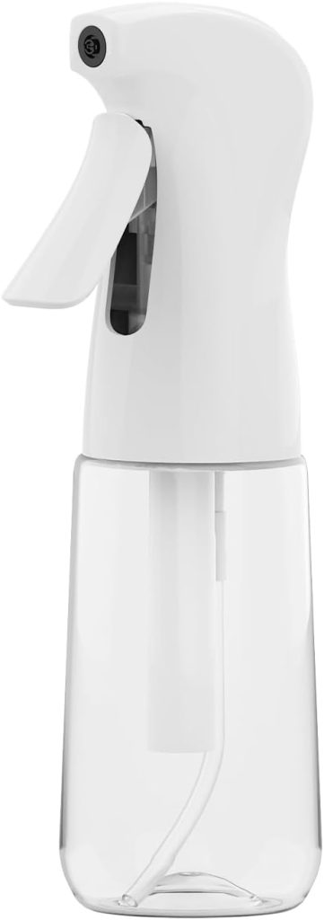 GRIFEMA Pulvérisateur d’Eau 200 ml Blanc – Spray Réutilisable à Brume Fine pour Cheveux, Visage, Plantes et Soins Personnels, GE2003W-200