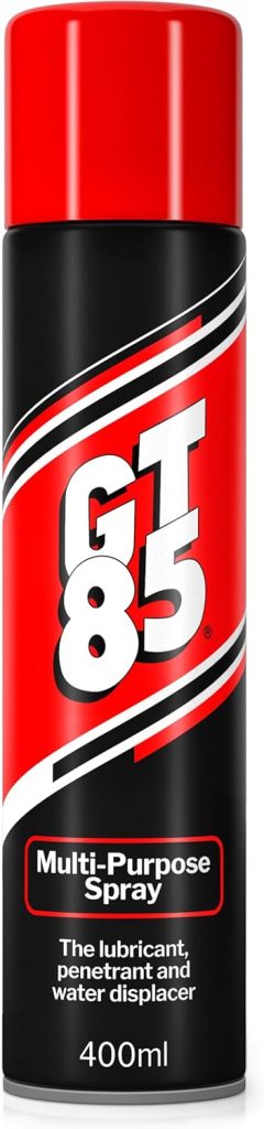 GT85 Multi-Purpose Oil Spray 400ml, Clean, Lube & Protect Metal and Composite Parts, Rust Prevention and Lubricant for Bike Accessories & Tools