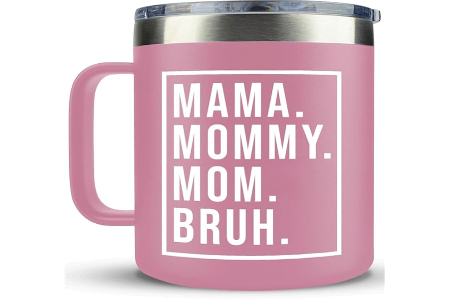 Gifts for Mom from Daughter, Son for Mothers Day, Christmas, Birthday - Birthday Gifts for Moms, Birthday Present for mom, Happy Birthdays Moms - Best Mother Mug 14Oz Stainless Steel Coffee Cup