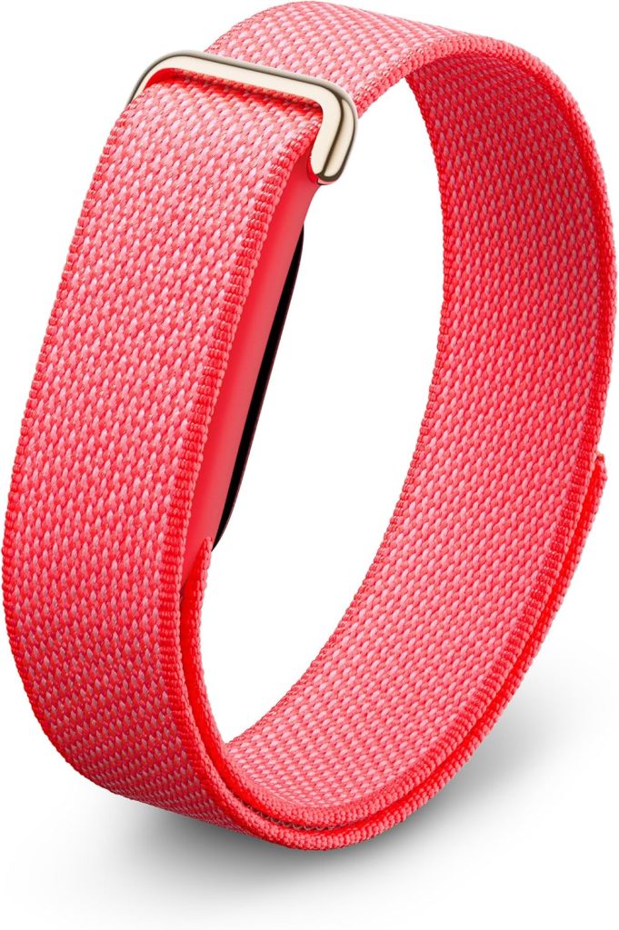 Google Fitbit Air - Pulsera de Actividad con monitorización de la Actividad física, la frecuencia Cardiaca y el sueño - Asesoramiento Personalizado basado en IA - hasta 7 días de batería - Frambuesa