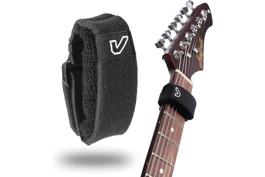 Gruv Gear Fret Wrap & Guitar Mute, Fretwrap for Acoustic, Electric & Bass | String Dampener Recording, Tapping & Practice Acc