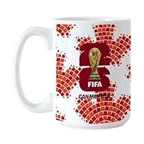 HONAV 2026 FIFA World Cup 15 oz Ceramic Coffee Mug - Bold Canada Maple Leaf Design, Ergonomic Handle & Microwave Safe - Great Gift For Soccer Fans : Sports & Outdoors