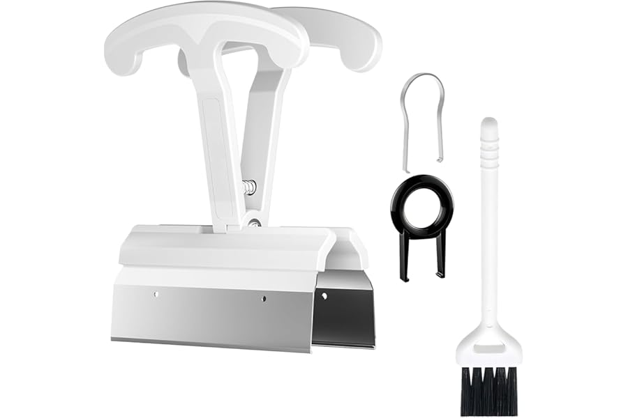 JM.JEEMI 4-Key Keycap Puller & Remover Tool, 4X Faster Keycap Removal for Mechanical & Hot-Swappable Keyboards, Keyboard Cleaning Tool Compatible with Most Key Layout, Large, White