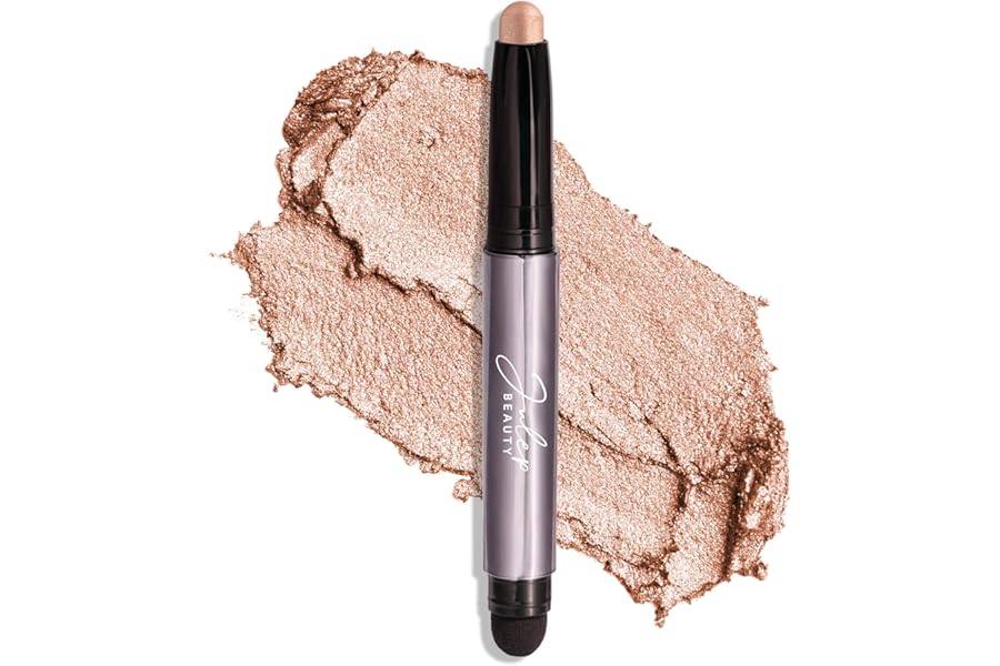 Julep Eyeshadow 101 Cream-to-Powder Waterproof Shadow Stick – Champagne Shimmer – Long-Lasting, Crease-Proof, Medium Golden-Beige Shimmer Cream Eyeshadow with Built-in Smudger