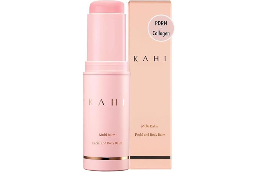 KAHI Wrinkle Bounce Multi Balm Stick | PDRN Collagen Wrinkle Stick | Korean Skin Care |All-in-One Hydrating Lip Balm Eye Cream Neck Cream Make Up Base & Face Mist Moisture Balm