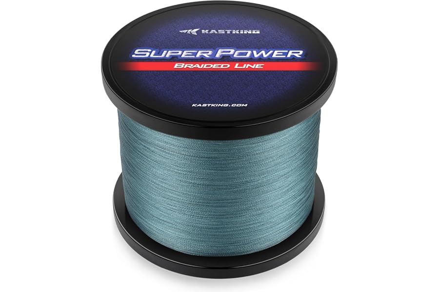 KastKing SuperPower Braided Fishing Line - Abrasion Resistant Braided Lines – Incredible Superline – Zero Stretch – Smaller Diameter – A Must-Have!