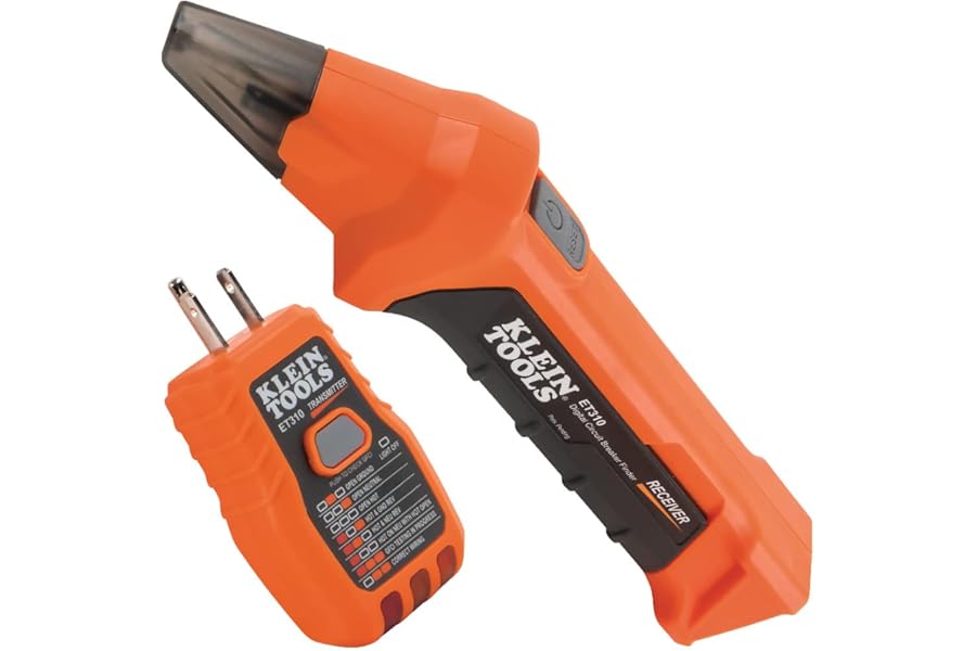 Klein Tools ET310 AC Circuit Breaker Finder, Electric and Voltage Tester with Integrated GFCI Outlet Tester