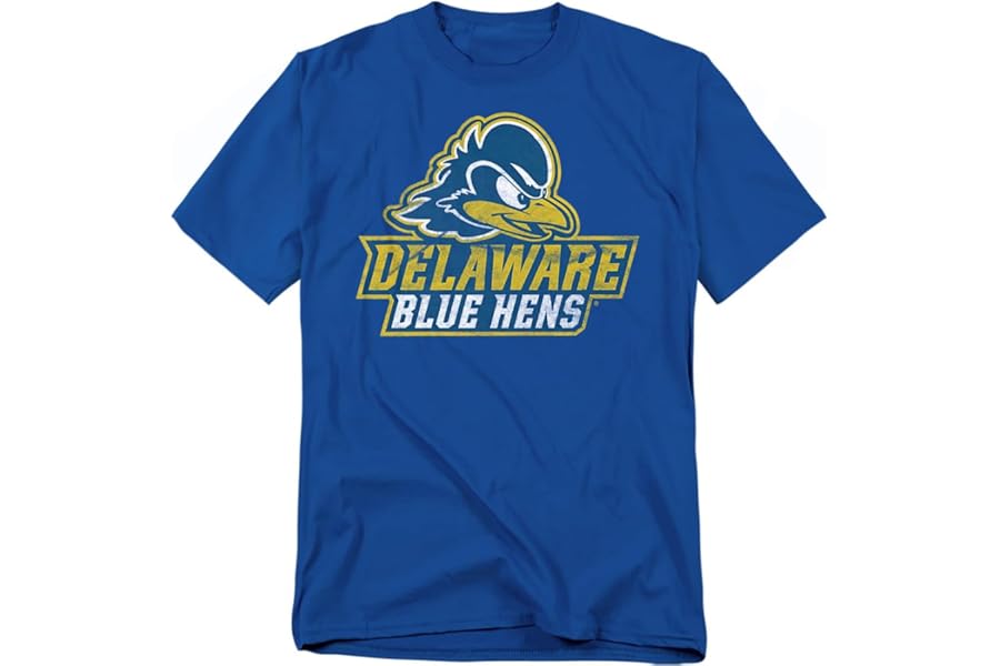 LOGOVISION Official Collegiate Distressed Primary Logo Adult T-Shirt Collection