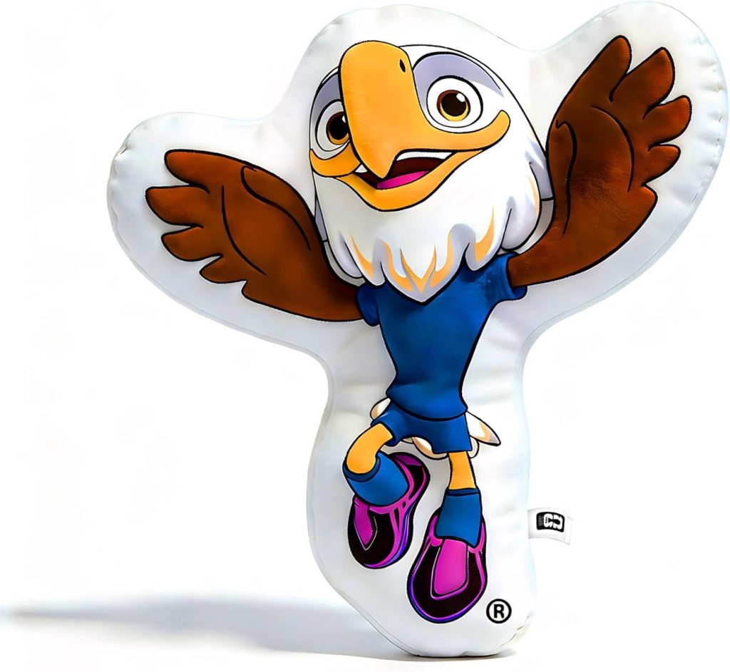MESUCA FIFA World Cup 2026 USA Mascot Pillow - Official FIFA World Cup 2026 Merchandise - Soccer Themed Plush Pillow Cushion for Bedroom, Sofa, Home Decor - Collectible Gift for Soccer Fans