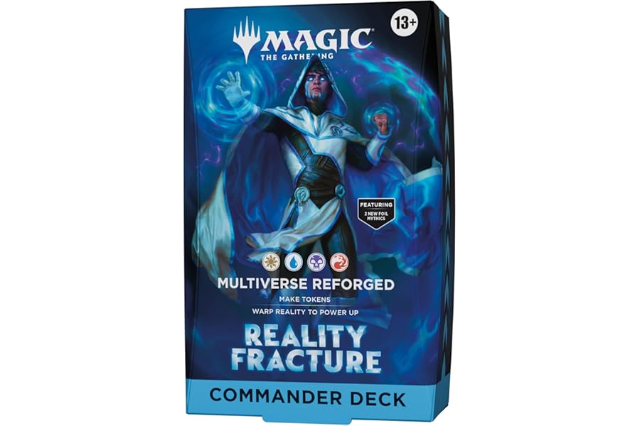 Magic: The Gathering Reality Fracture Commander Deck - Multiverse Reforged | 100-Card Deck + Accessories