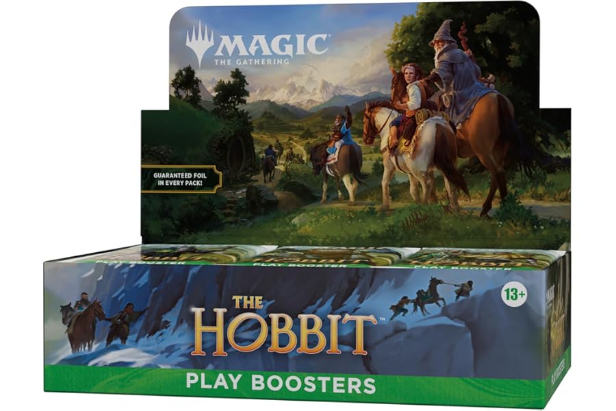Magic: The Gathering | The Hobbit Play Booster Box | 30 Packs + 1 Foil Box Topper Card | Collectible Trading Card Game