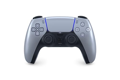 Manette Sans Fil PS5 DualSense Sterling Silver Rechargeable