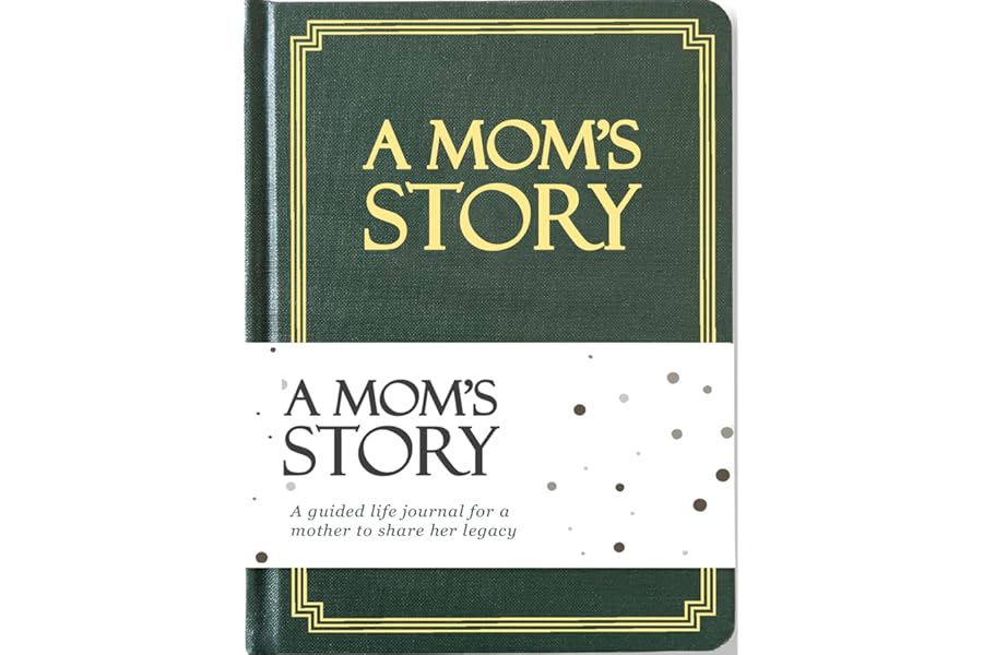 Mom's Life Story Journal (Hardcover): A Meaningful Keepsake for Mom to Share Her Journey and Memories, Book Includes 250+ Pro