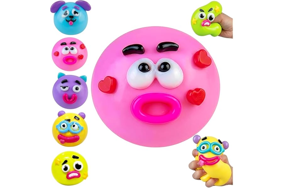 NEW Smushers Squishy-Curiosities Smushers Dog Face Swap Squishy,Soft Slow Rising Stress Relief for Stress & Anxiety Relief, Cute Dog Face Sensory Fidget for for Adults Anxiety Relief (C#)