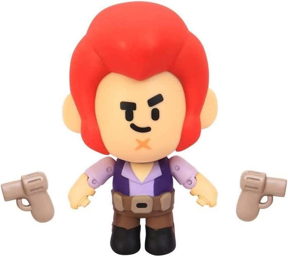 P.M.I. Brawl Stars Action Figure | Colt Figure | 4.5-Inch-Tall Collectibles | Brawl Stars Toy Figurine| Ofically Licensed Toys, Supercell, Gift for Video Gamer - Articulated Figure : Toys & Games
