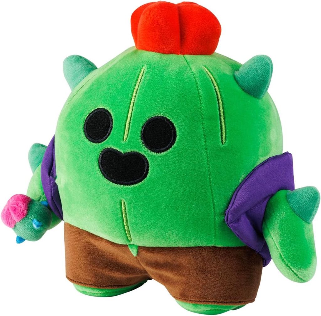 P.M.I. Brawl Stars Plush | 6-Inch Soft & Collectible Stuffed Toy | Plushie of Spike, Crow, Shelly, or Poco (Random) | Official Licensed Brawler Plush Gift for Fans & Kids : Toys & Games