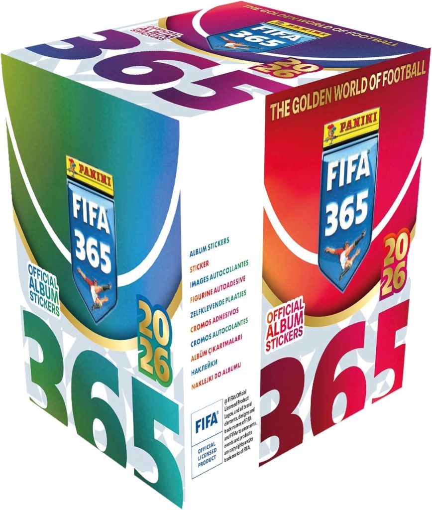 Panini FIFA 365 2026 Stickers Box of 36 Pockets : Toys & Games