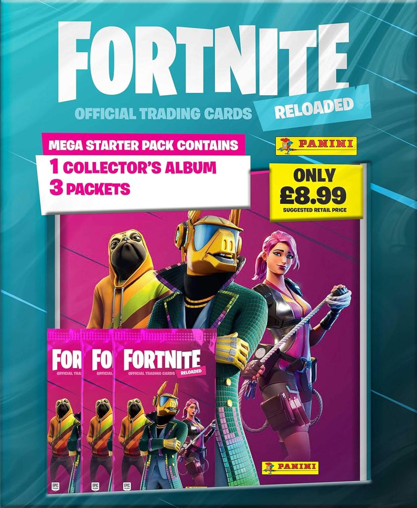 Panini Fortnite Reloaded Trading Card Collection Starter Pack : Toys & Games