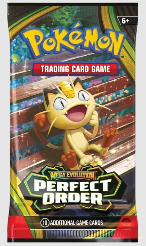 Perfect Order - New Single Pokemon Booster Pack - 10 Cards - Pack Artwork May Vary : Toys & Games