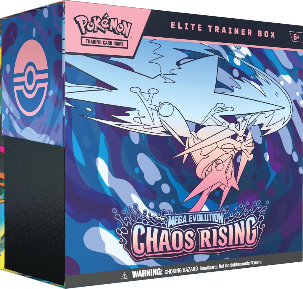 Pokémon TCG: Mega Evolution—Chaos Rising Elite Trainer Box : Toys & Games