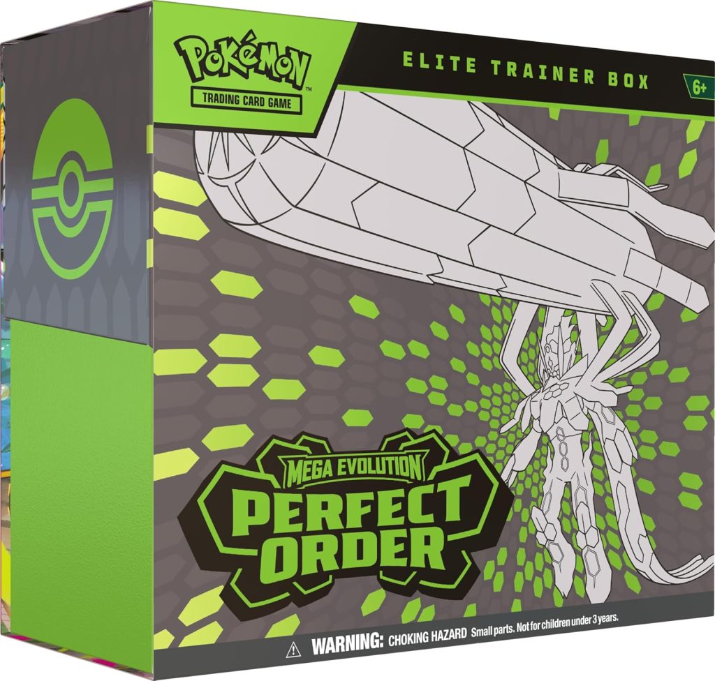 Pokémon TCG: Mega Evolution—Perfect Order Elite Trainer Box : Toys & Games