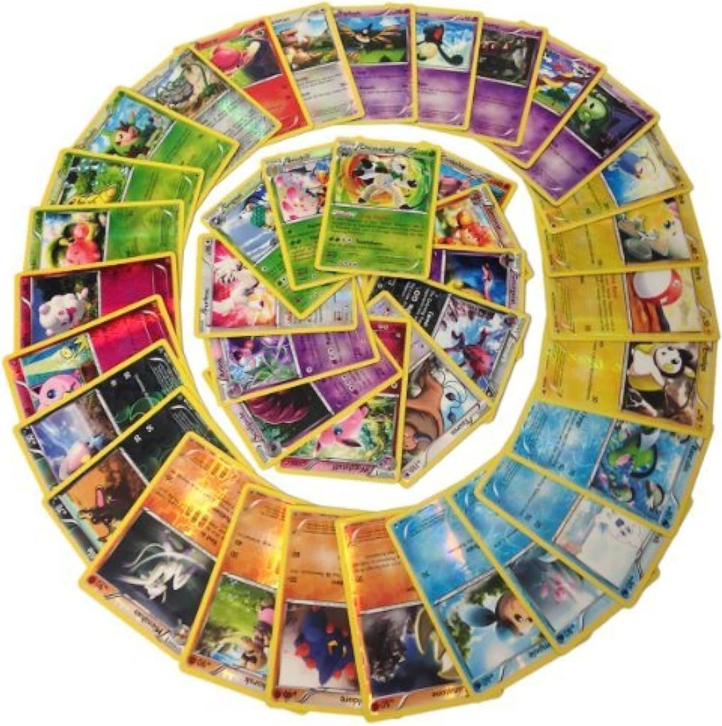 Pokemon TCG 50 Shiny/Foil Pokemon Cards (Assorted Lot with No Duplicates) : Toys & Games