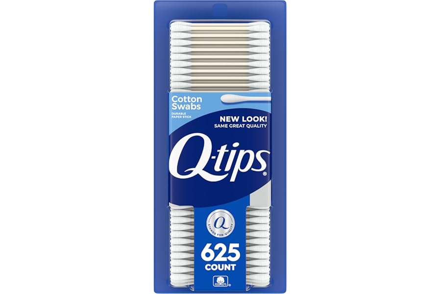 Q-tips Cotton Swabs For Hygiene and Beauty Care Original Cotton Swab Made With 100% Cotton 625 Count