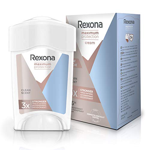 REXONA - Déodorant Femme Clean Scent - Stick Anti-transpirant - 3x plus efficace contre la transpiration - Protection 96h - 45ml