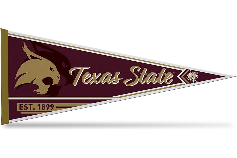Rico Industries NCAA Classic 12" x 30" Felt Wall Décor Pennant - Great for Home/Bed Room/Man Cave Décor