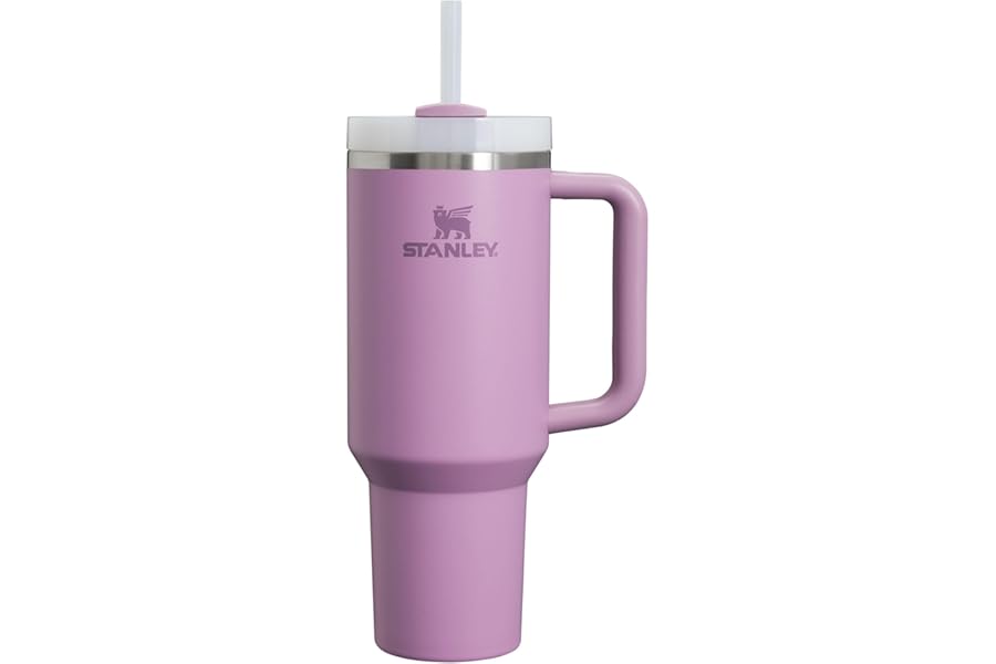 STANLEY Quencher H2.0 Tumbler with Handle and Straw 40 oz | Flowstate 3-Position Lid | Cup Holder Compatible for Travel | Insulated Stainless Steel Cup | BPA-Free | Lilac
