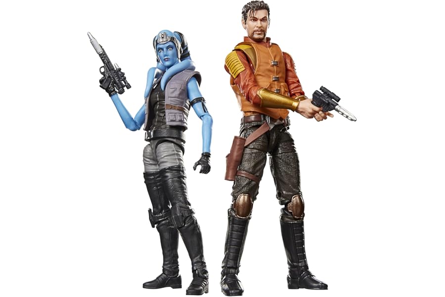 STAR WARS The Black Series Mission Vao & Carth Onasi, Knights of the Old Republic Premium Collectible 6 Inch Action Figure 2-Pack (Amazon Exclusive)