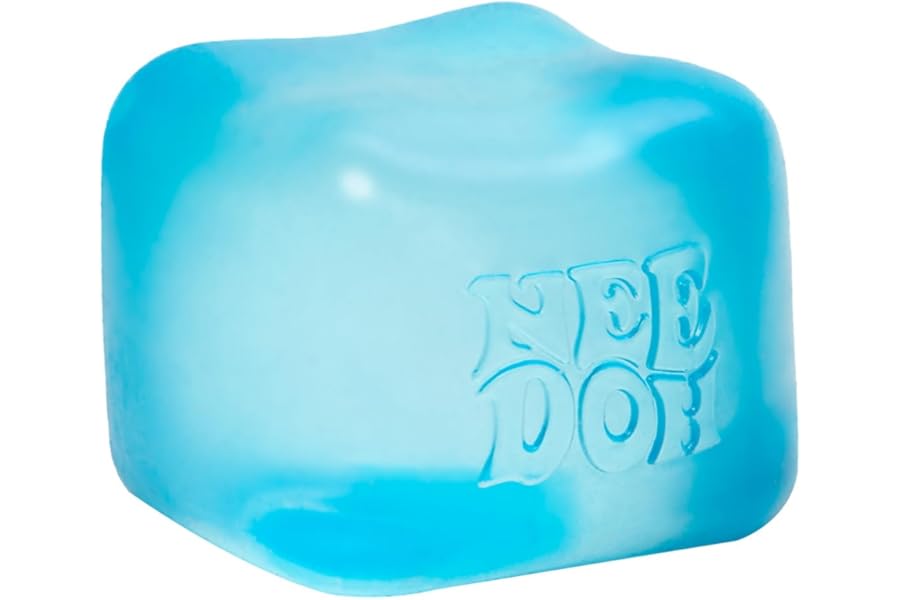 Schylling NeeDoh Nice Cube -Sensory Squeeze Toy with Super Solid Squish - 2.25" Cube