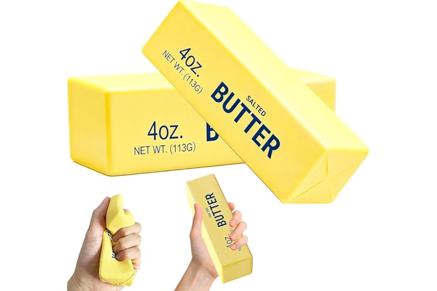 Slow Rising Squishy，Taba Squishy, Stress Balls，Party Favor Gift (Butter stick-2pcs)-0429 (Butter stick-2pcs)