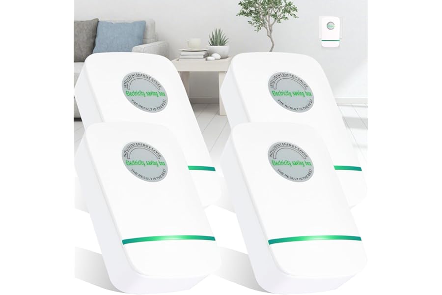 Stopwatt SmartPlug Device, Stop Watt Device Plug-in for Home & Office US Plug 90V-250V 30KW 4 Pack