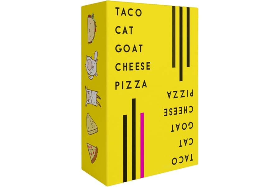 Taco Cat Goat Cheese Pizza Wildly Entertaining Card Game for Family and Group Game Night | Easy to Learn and Play with 10-15 Minute Rounds | Fun for Kids, Teens, Adults, and Families | 2-8 Players