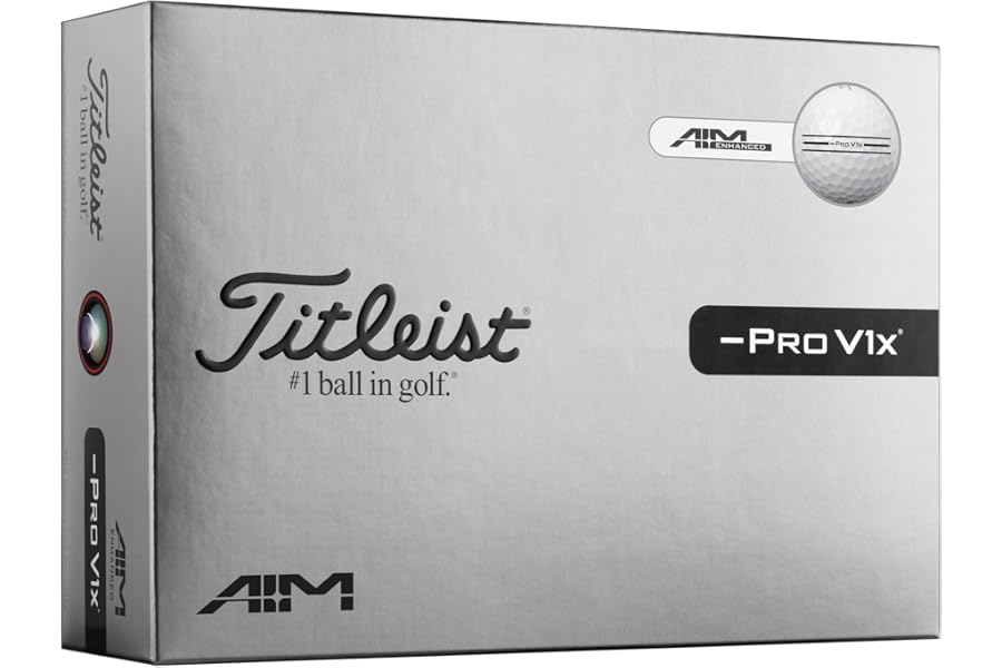Titleist Pro V1x Left Dash Golf Balls 1 Dozen
