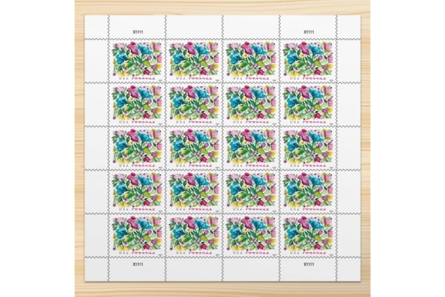 United States Postal Service Celebration Blooms (Sheet of 20) Forever Postage Stamps Scott #5849