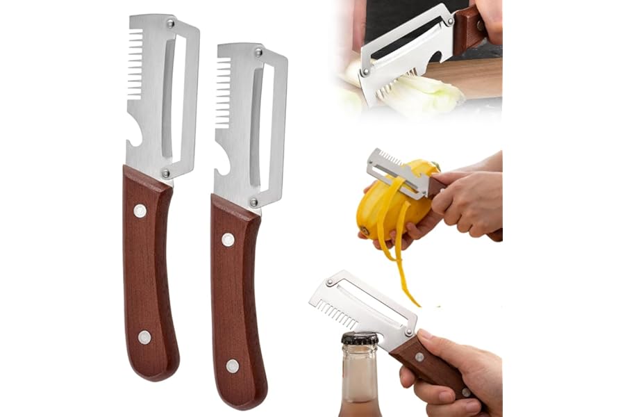 Vegetable Peeler, 2026 Upgrade Multifunctional Stainless Steel Peeler,Vegetable Peeler for Kitchen, Kitchen Gadgets Tool for Fruit Pumpkin Peeling Potato Carrot Veggie Peeler (2pcs)